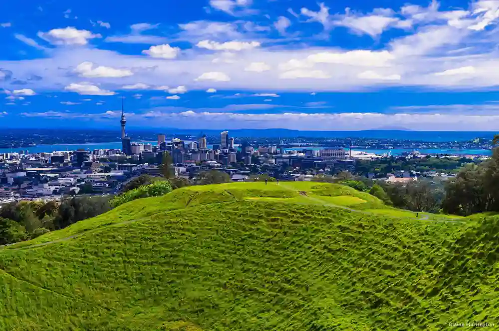 Auckland er bygget på vulkaner, Auckland, New Zealand