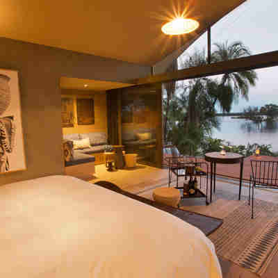 Soveværelse med udsigt over floden, Thorntree River Lodge