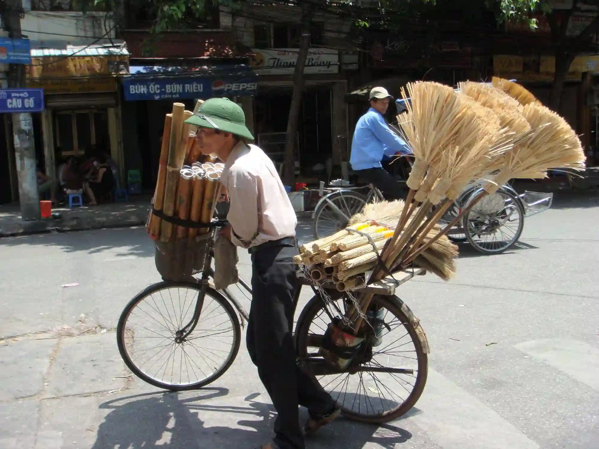 Cykler er et foretrukkent transportmiddel, Vietnam