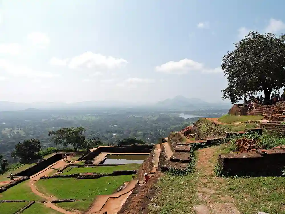 Ruiner på Sigiriya, Sri Lanka