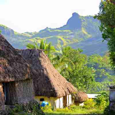 Fiji burrer med flot udsigt