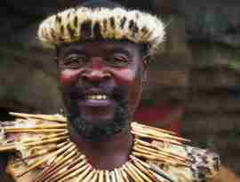 Zulu chief, KwaZulu Natal, Sydafrika