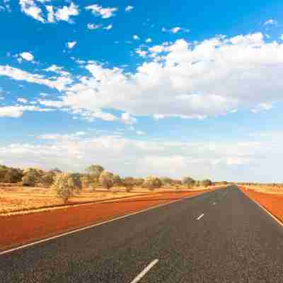 Ørken vej i outbacken