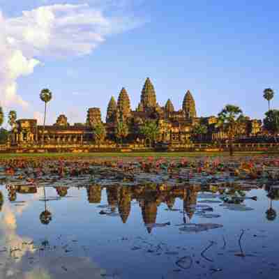 Postkortbillede fra Angkor Wat, Siem Reap, Cambodia