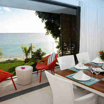 Lejlighederne på Mauritius har egen terrasse