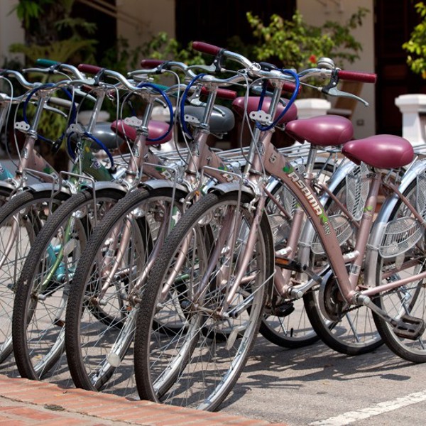Cykler i Luang Prabang