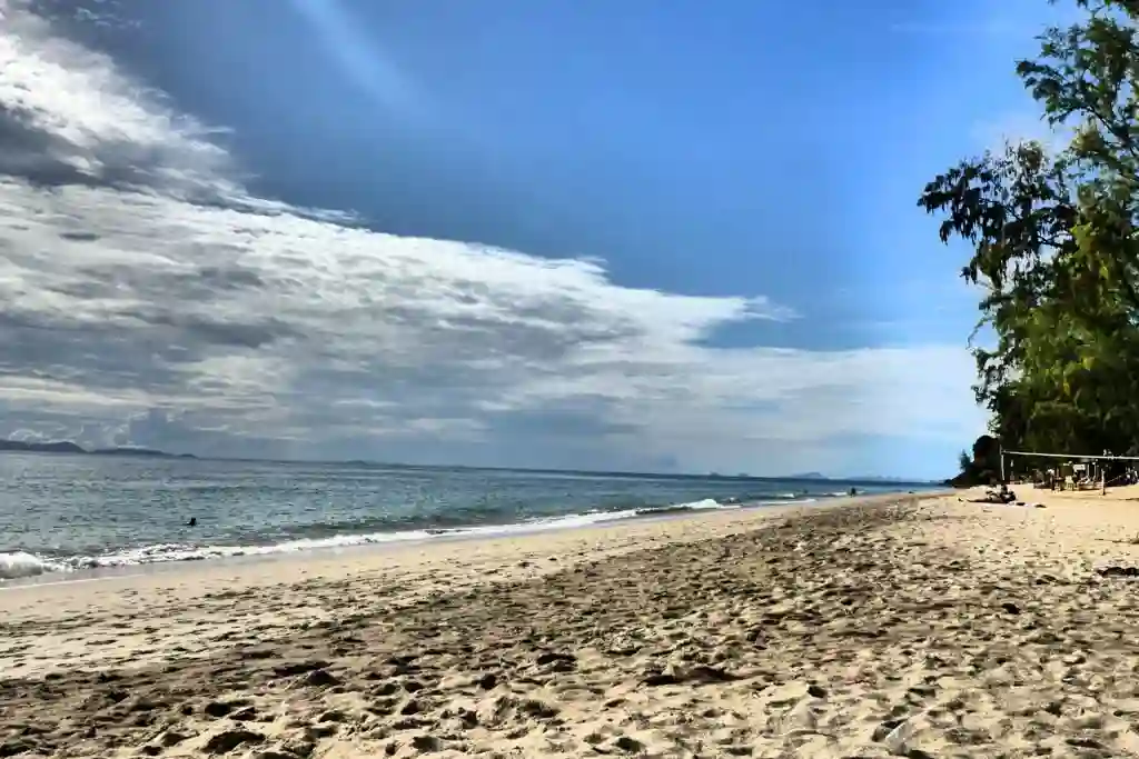 Fantastisk strand på Koh Lanta, Thailand