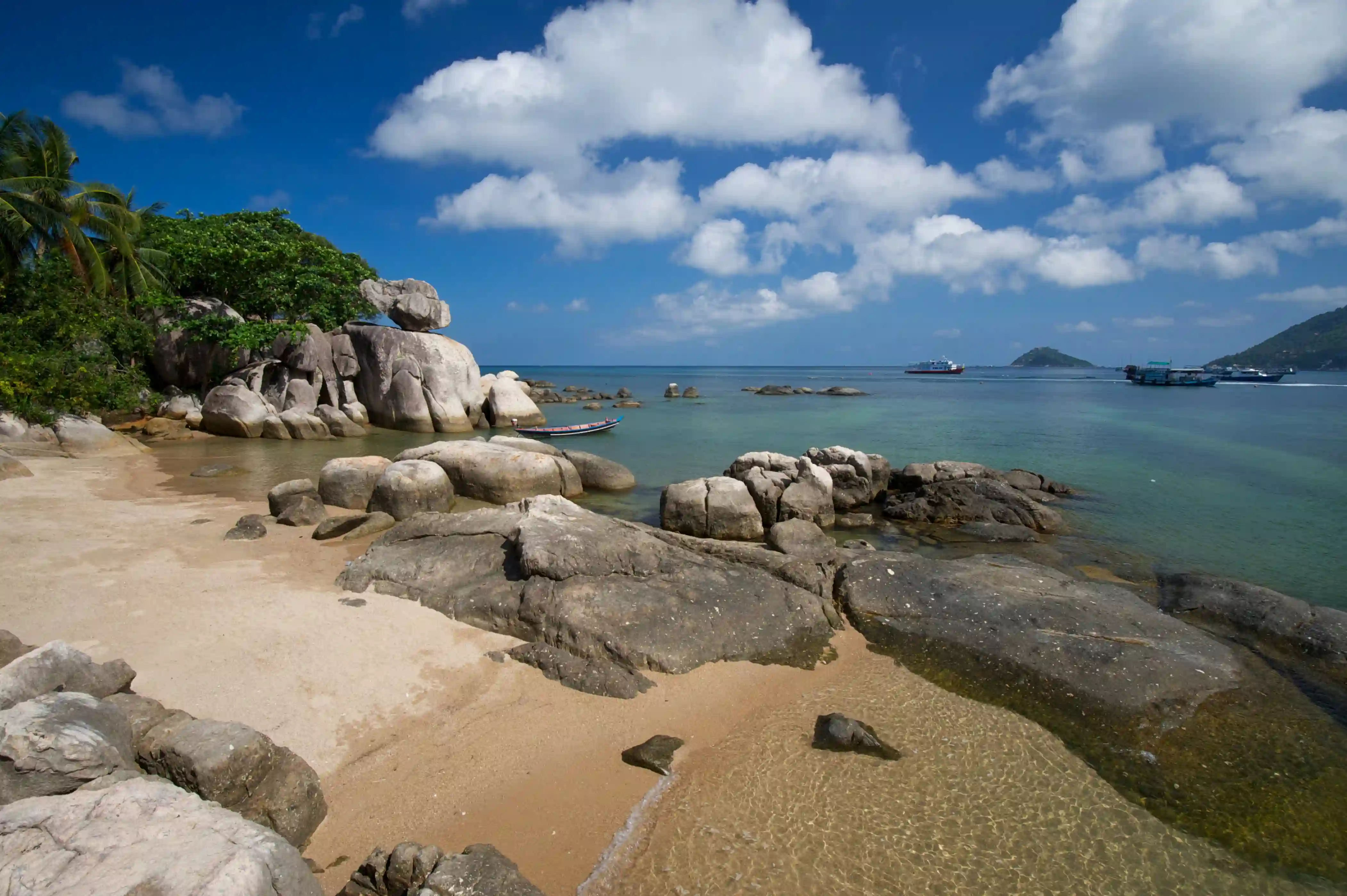 Flotte omgivelser på Sensi Paradise, Koh Tao, Thailand