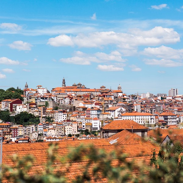 Portos røde tegltage