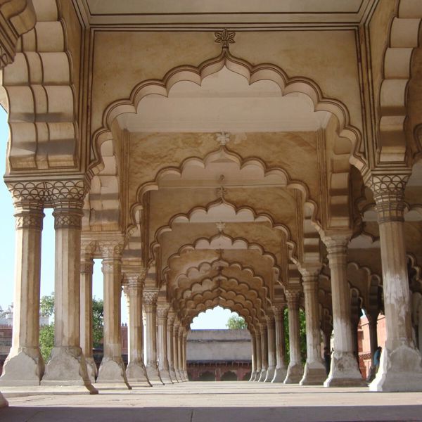 tag børnene med til agra fort, indien