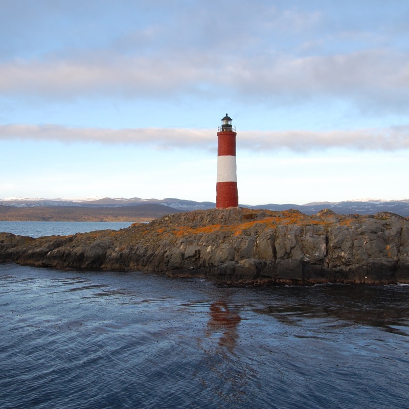 Lighthouse ved Ushuaia