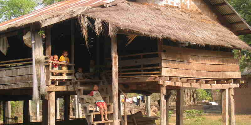 Hin Boun, hytte i Konglor landsbyen