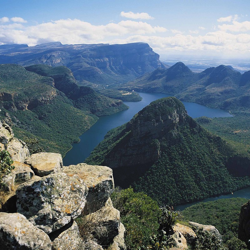 Klassis billede fra Blyde River, Panoramaruten, Sydafrika