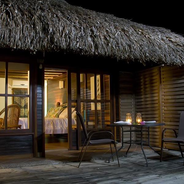 Terrasse til værelse på Punta Faro