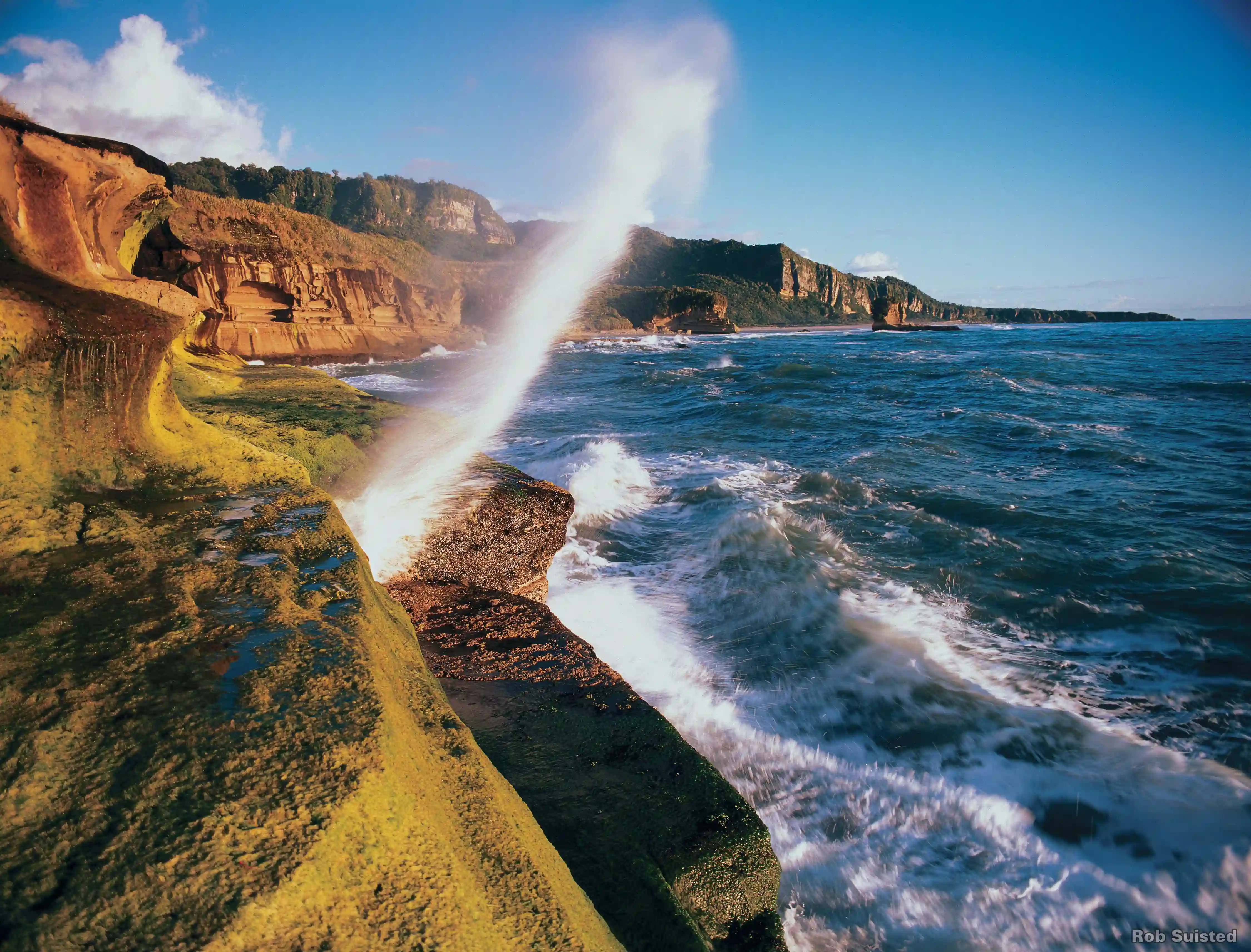 Pancake Rocks ved Punakaiki, New Zealand