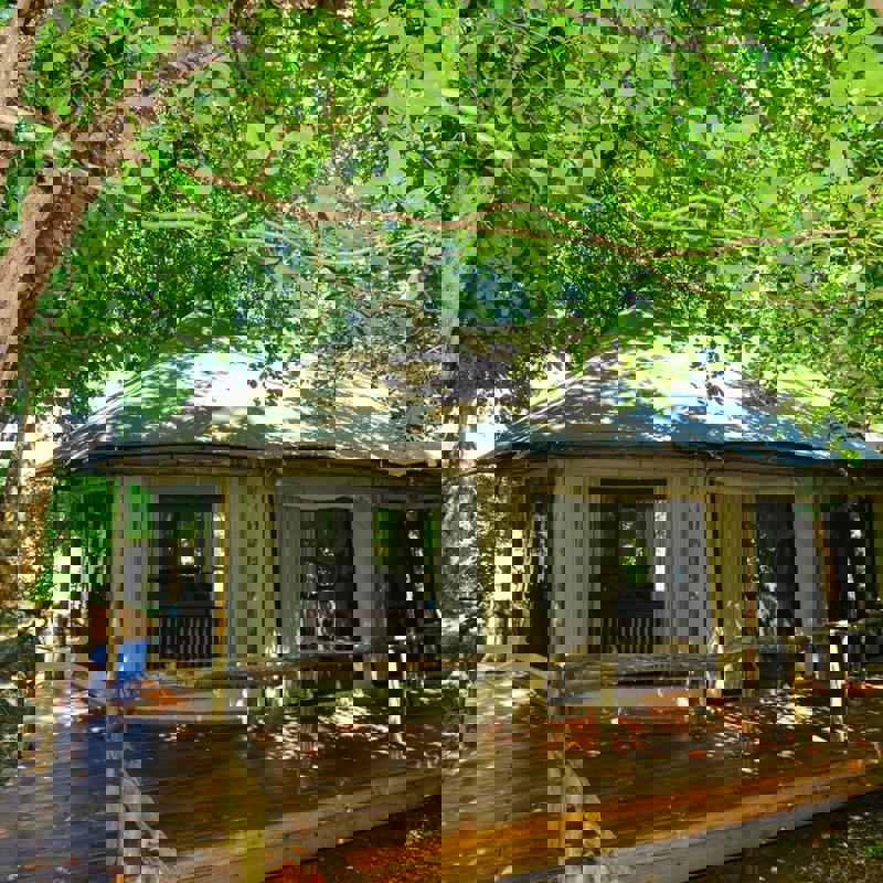 Honeymoon teltet på Kanga Mana Pools