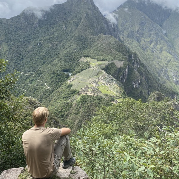 Udsigtspunkt Machu Picchu i Peru