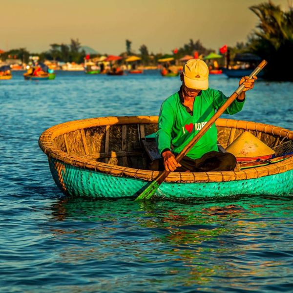 Coconut Basket Boat - Vietnam
