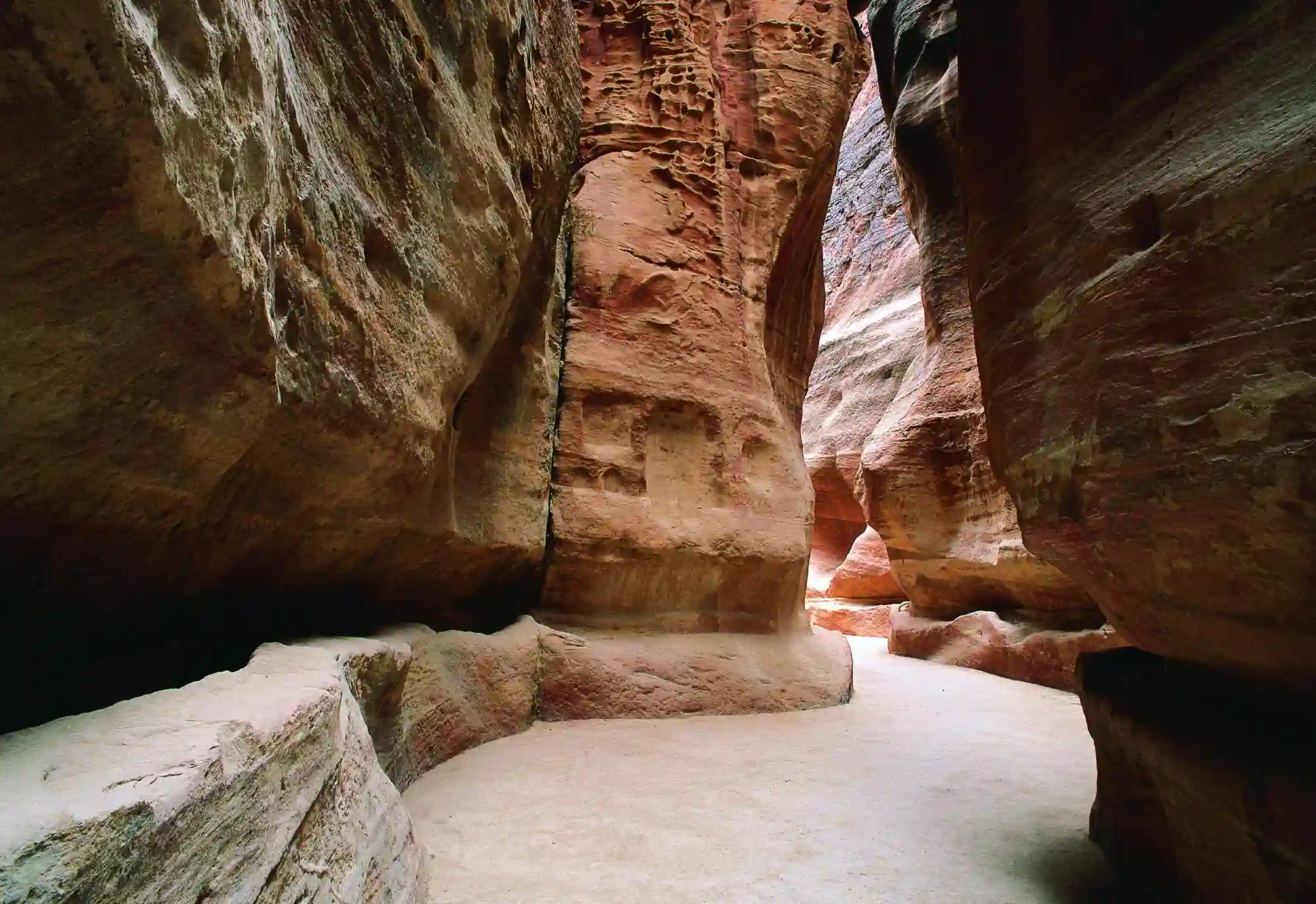 Siq'en er indgangen til Petra, Jordan