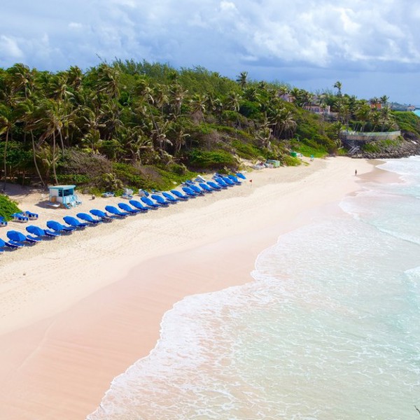 Crane Beach pĂĄ Barbados er en af de smukkeste strande i verden.