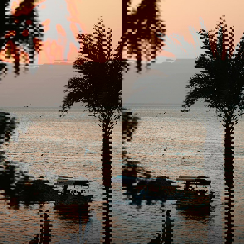 Solnedgang over Aqaba