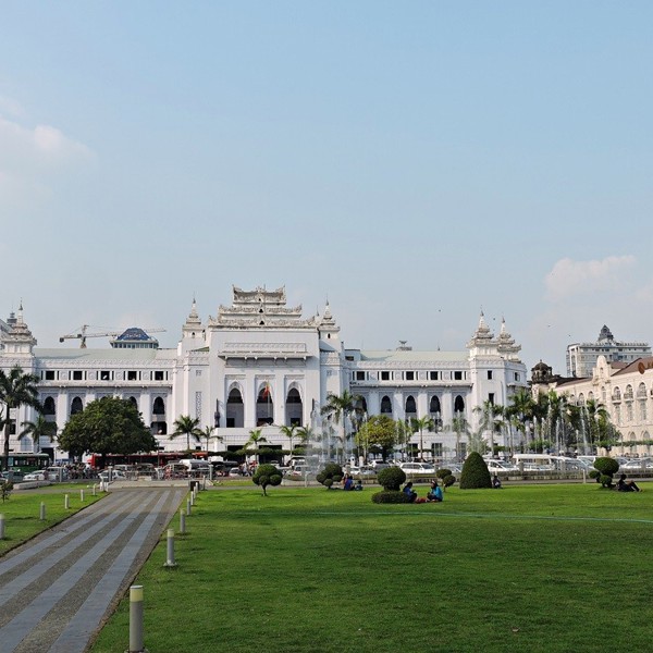 Rådhuset i Yangon, Myanmar