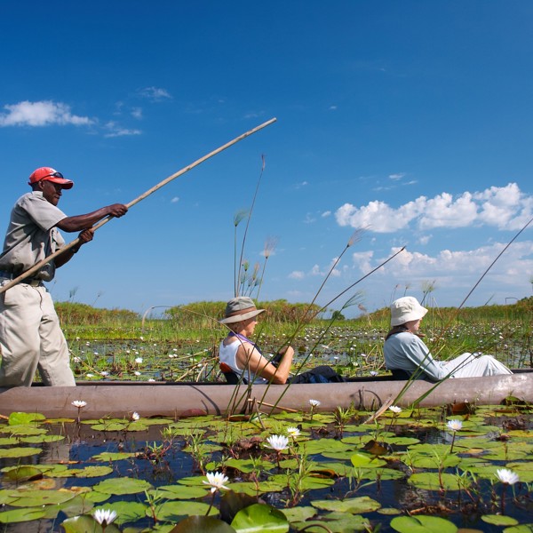 Mokoro, Okavango deltaet, Botswana
