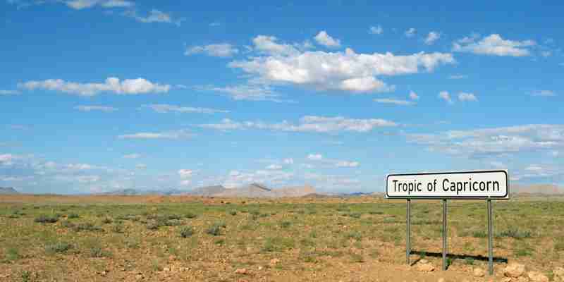 Tropic of Capricorn, Namibia