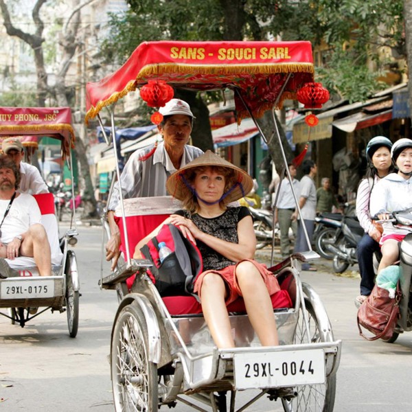 Cykeltur i Hanoi