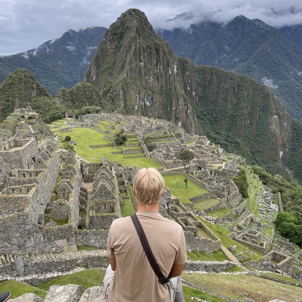 Udsigtspunkt foran Machu Picchu