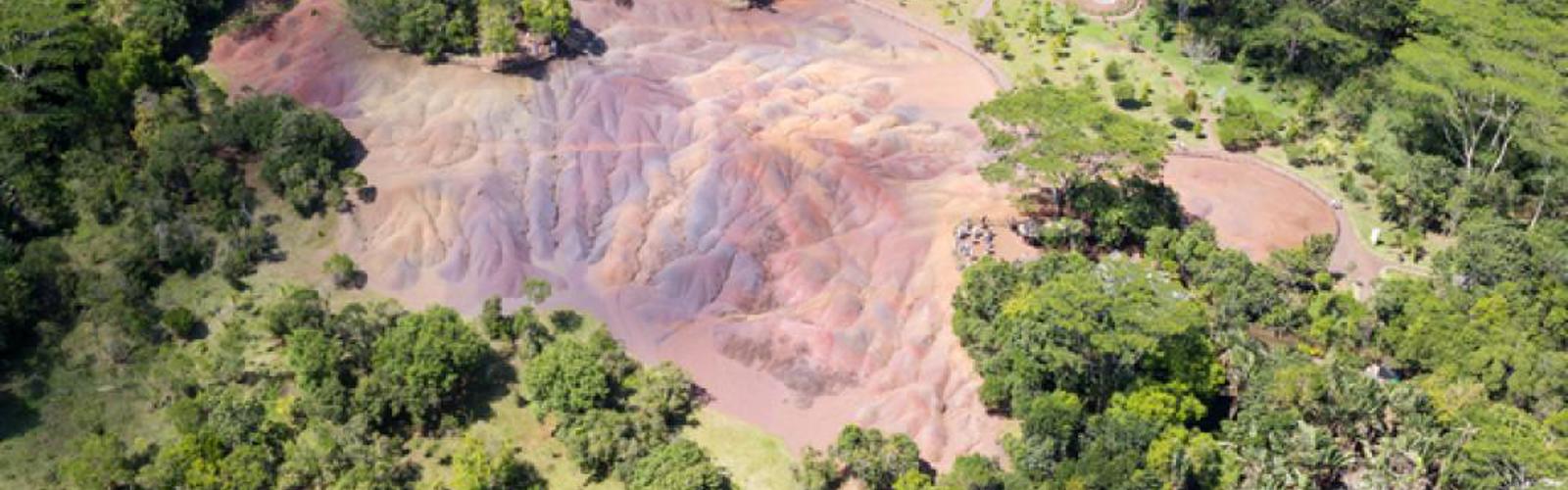 Jorden med de 7 farver, vestelige Mauritius