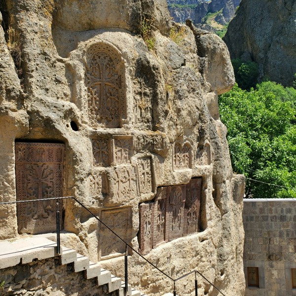 Geghard-klostret i Armenien