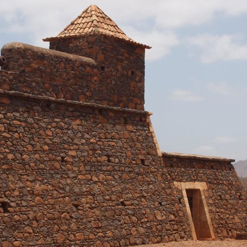 Fort på Santiago i Kap Verde