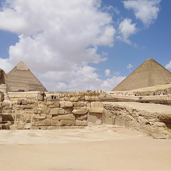 Sfinksen og pyramiderne Cairo