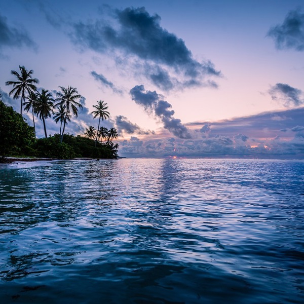 Solnedgang ved Sainte-Anne