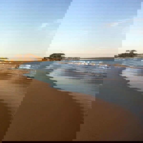 Sandstrande med udsigt til Stillehavet i Nicaragua