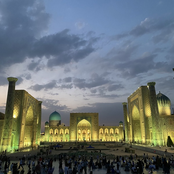Uzbekistan by night