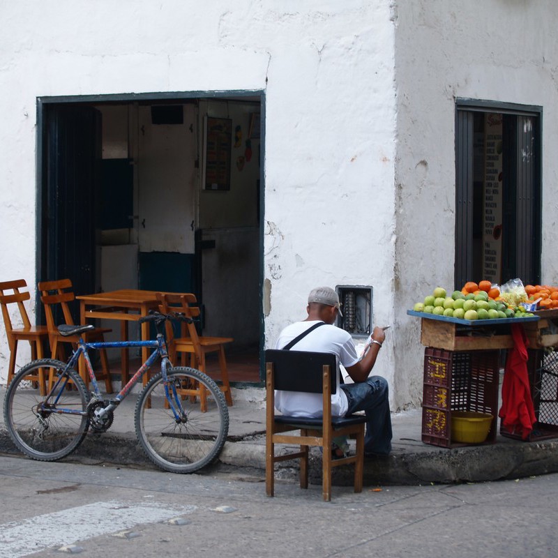 Gadehandler i Cartagena