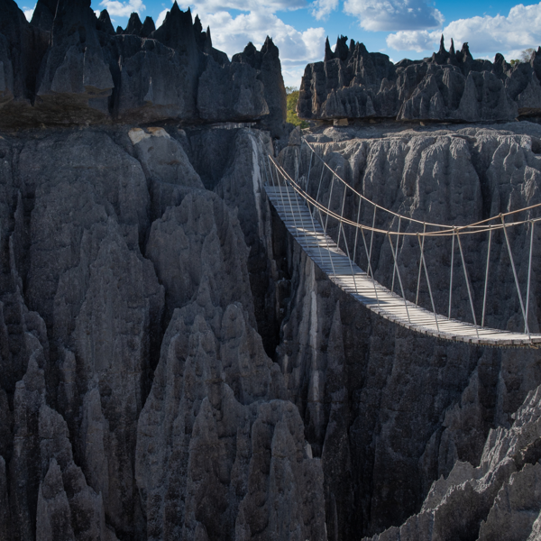 Bridge of tsingy national park