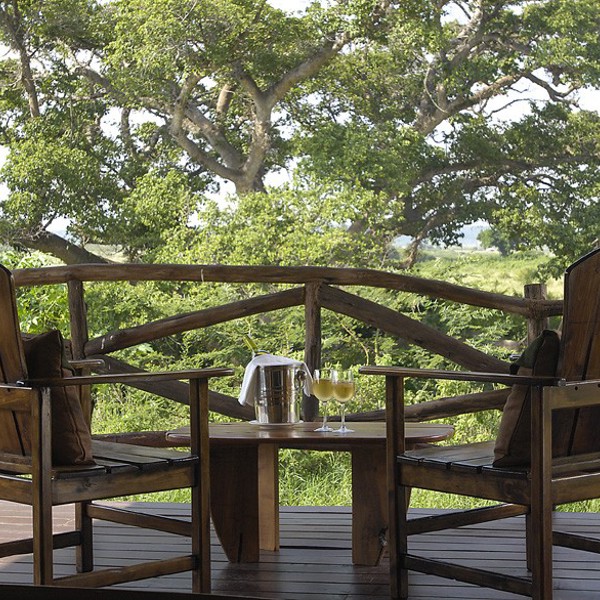 Veranda på Tipilikwani Mara Camp, Kenya