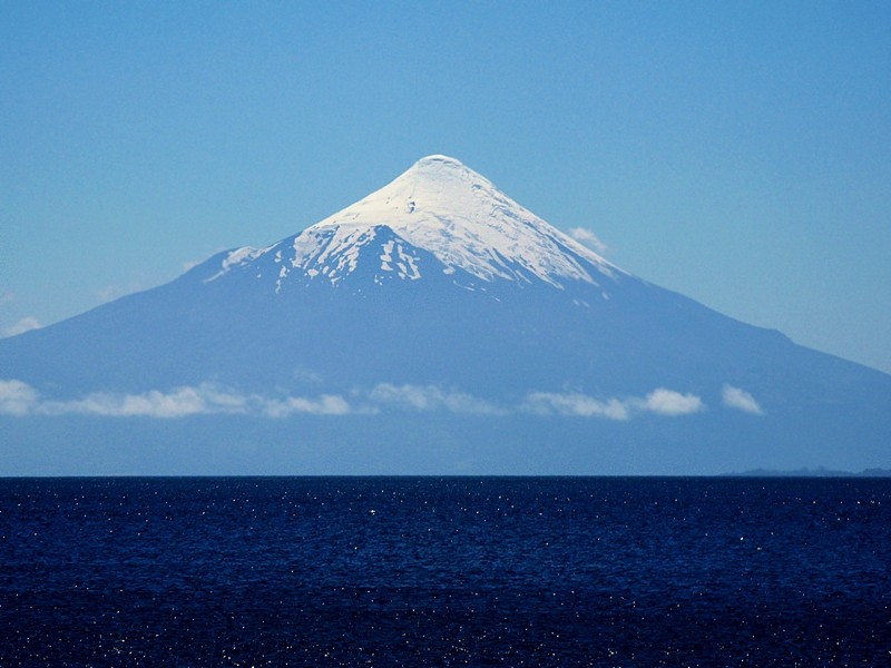 Osorno vulkanen, Sølandet, Chile