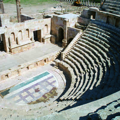 Et af teatrene i Jerash, Jordan