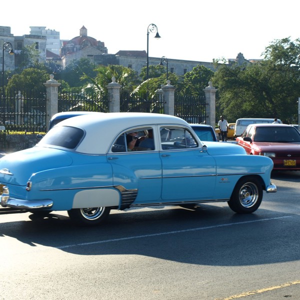 Flot gammel bil i Havanna, Cuba