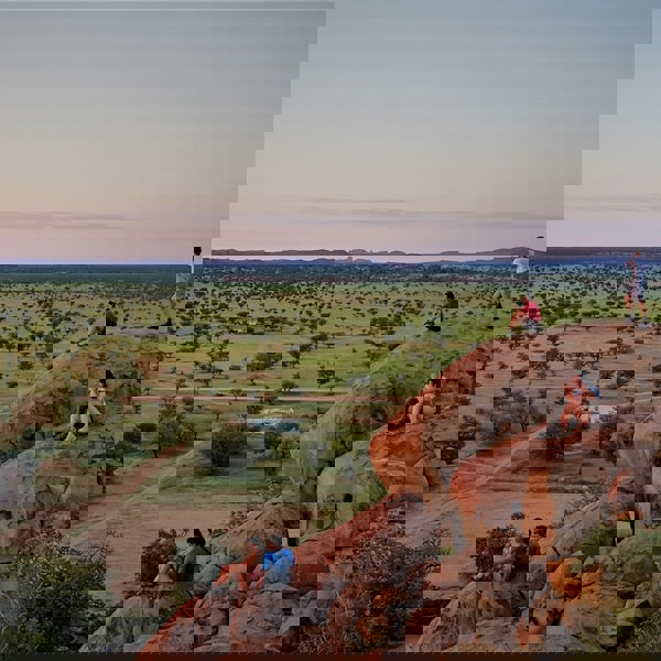 Udsigt over landskab i Afrika