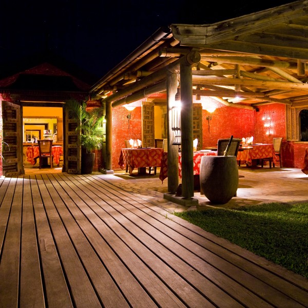 Hygge om aftenen, Lakaz Chamarel, Mauritius