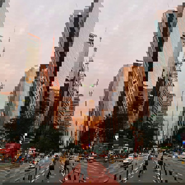 Sao Paulo set fra gadeperspektiv