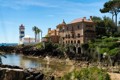 Cascais, fyrtårn og smuk bygning