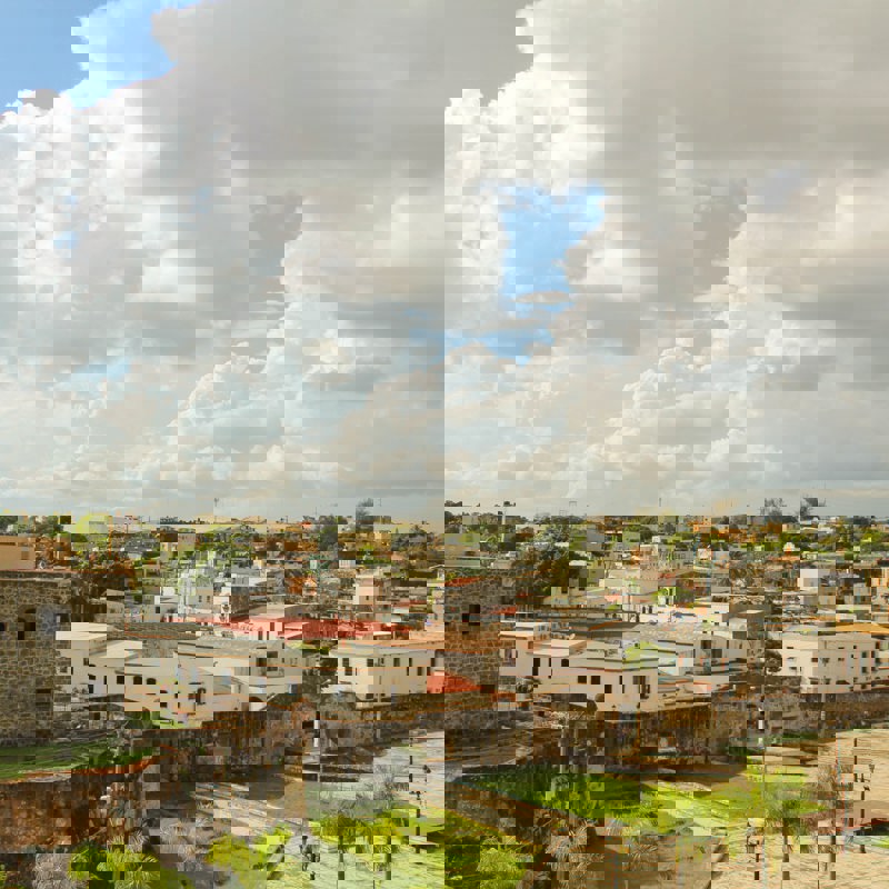 Lokal landsby i Den Dominikanske Republik