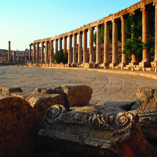 Den ovale Palds i Jordan