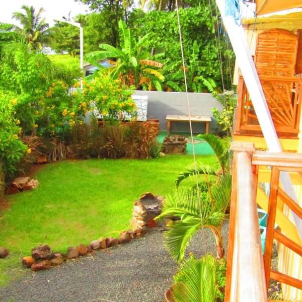 Haven på Katalo Plage i Deshaies på Guadeloupe